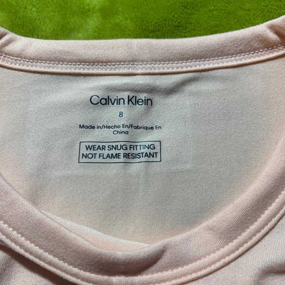 NWT  Calvin Klein Girls 2 piece Pajamas set size 8 - Picture 4 of 10